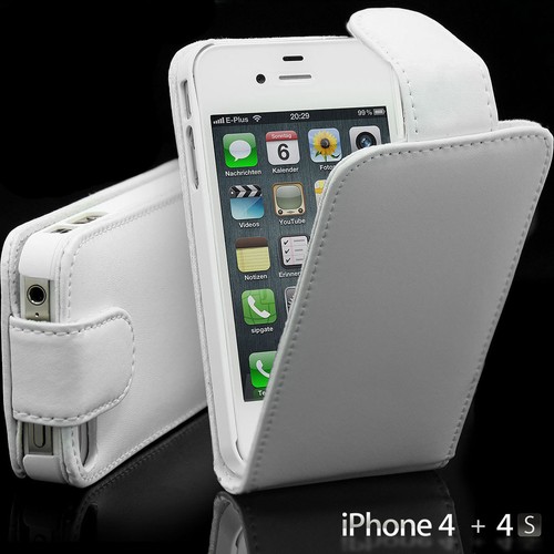 Custodia flip apple iphone 4 - flip,